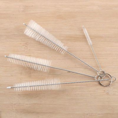 Spout Brush Baby Bottle Nipple Cleaning Tool Long Handle Teapot Nozzle Brush Icing Pipe Nozzle Brush 4 Pieces/Set
