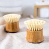 Natural Cleaning Brush Wooden Pot Brush for Pot Glass Plate, Bowl Brush, Fruit Plate Brush, Fruit and Vegetable Cleaner, Kitchen Cleaning Tool view 3