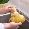 Natural Cleaning Brush Wooden Pot Brush for Pot Glass Plate, Bowl Brush, Fruit Plate Brush, Fruit and Vegetable Cleaner, Kitchen Cleaning Tool view 4