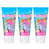 Brush-Baby - Tutti Frutti Kids Toothpaste 150ml (3 x 50ml Tubes) - for Ages 3+ - with Xylitol & Fluoride - Strong Teeth, Healthy Gums & Fresh Breath - Gentle Vegan Formula, Safe if Swallowed view 1