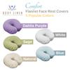 10 Pack Body Linen Comfort Flannel Face Rest Covers for Massage Tables - Soft, Durable and Light 100% Cotton Flannel Face Cradle Covers (Dahlia Purple) view 3