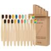 tiopeia 20 Pcs Kids Bamboo Toothbrush, Ergonomic Biodegradable Handle Children Toothbrushes Kids Toothbrushes view 1