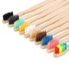 tiopeia 20 Pcs Kids Bamboo Toothbrush, Ergonomic Biodegradable Handle Children Toothbrushes Kids Toothbrushes view 3