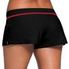 ChinFun Women's Board Shorts Swimswear Bottoms Tankini Swim Bathing Briefs Swimsuit Boardshorts Beach Trunks with Liner, Original-black & Red, XL view 3