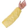 100 x Disposable Clear Cleaning Over-Sleeve Water-Resistant Arm Cover Sleeve Protector with Elasticated Wrist and Elbow for Adult { 100, Yellow } view 2