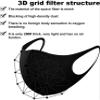 6PCS Reusable Anti-dust Mouth Face_mask_Protect Cover Bandana Balaclavas, 2-Layer Unisex Reusable Fashion Washable Cover (Pack 6, Black) view 3