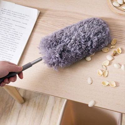 Microfiber Dust Collector Dust Brush Retractable Stretch Manual Dust Collector Household Cleaning Tool Accessories