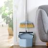 Household Broom and Dust Pan Floor Cleaning Tool Windproof Household Dust Pan Creative Foldable Storage Soft and Easy to Clean view 4