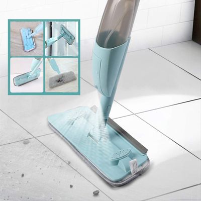 2-in-1 Spray Floor Mop with Window Cleaning Function Microfiber Rag 360 Degree Magic Lazy Mop for Floor Cleaning