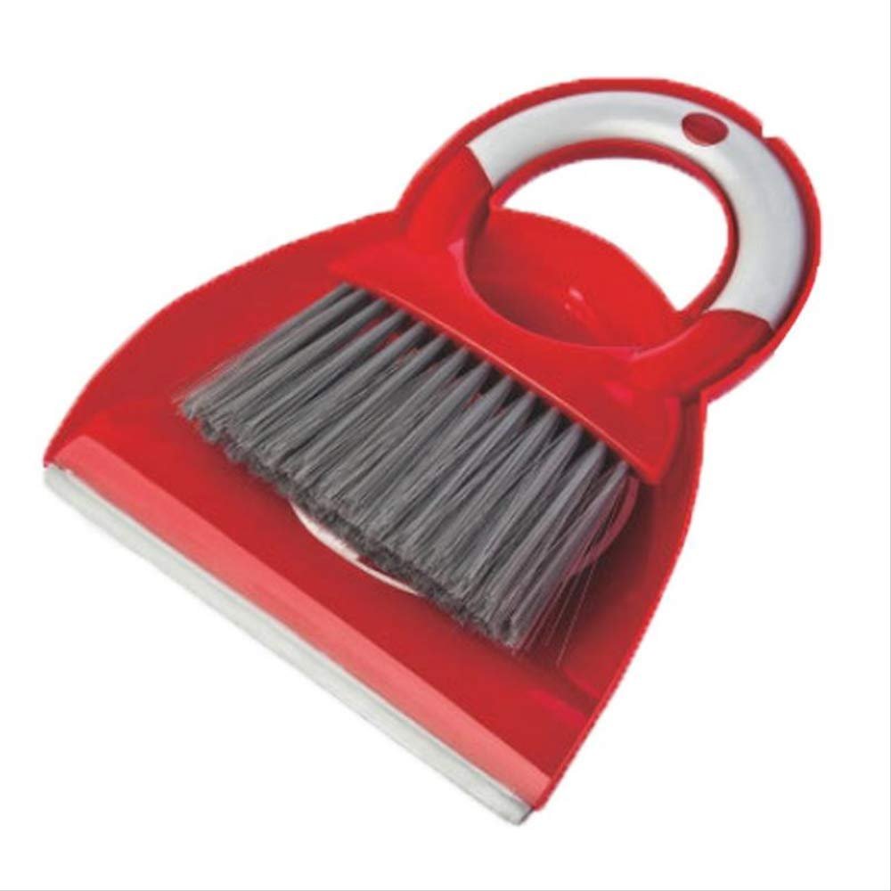 Mini Broom and Dust Ust Set Keyboard Brush Computer Cleaning Brush Small Broom Set Dust Pan Home Desktop Cabinet Cleaning Tool