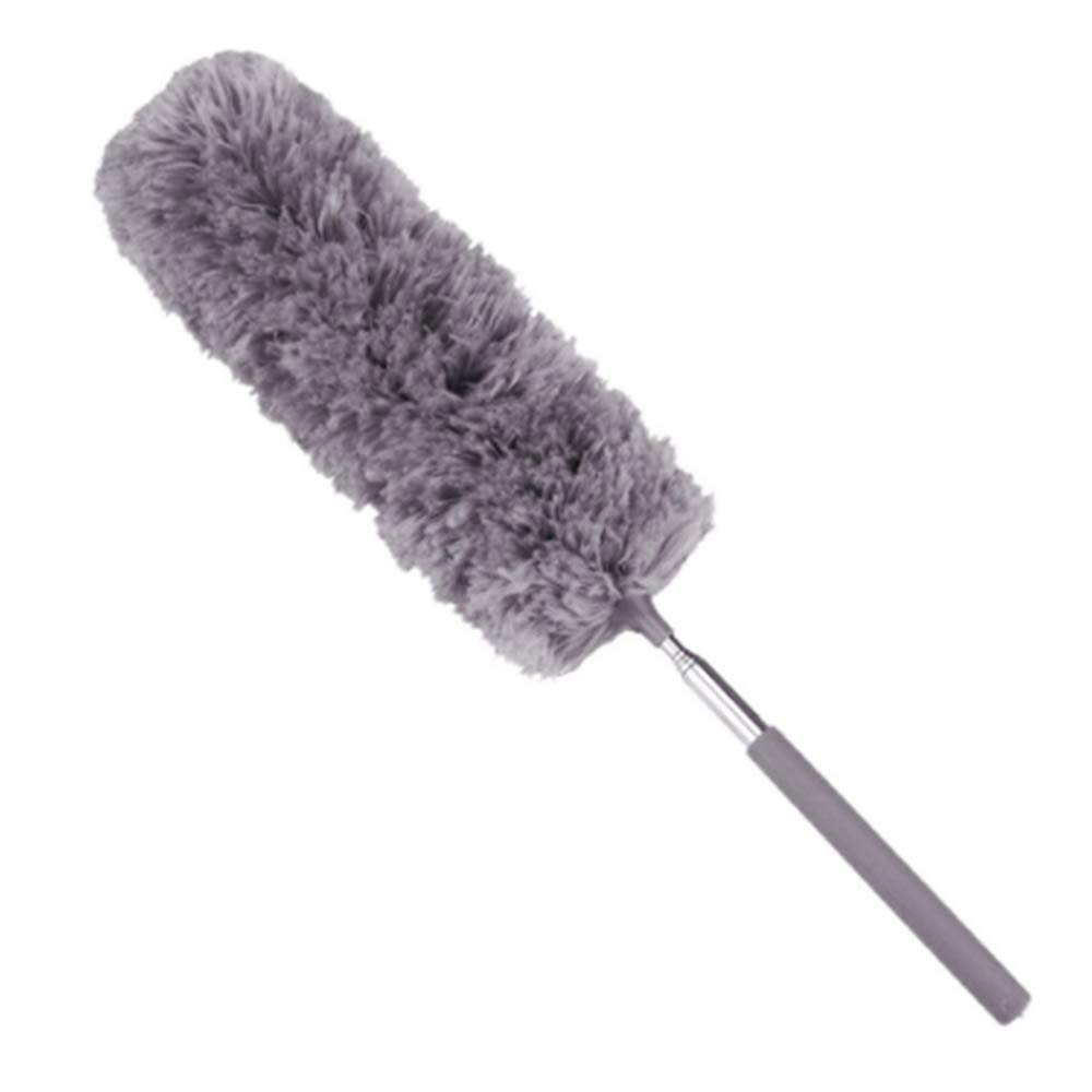 Telescopic Extended Microfiber Dust Collector Dust Removal Brush Trolley Cleaning Tool