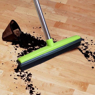Floor Broom Dust Scraper and Pet Rubber Brush Cleaner for Household Floor Mop Sweeper Cleaning Window Cleaning Tool and Carpet Sweeper