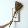 Handmade Straw Horsetail Broom Household Dust Removal Du Sub Single Handle Durable Dust Brush Floor Sweeping Cleaning Tool view 2