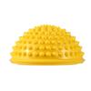 Uxsiya 5 Colors Half Round Massage Balls High Density Spiky Fitness Yoga Balls Massager for Yoga Gym Exercise(Yellow) view 1