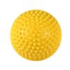 Uxsiya 5 Colors Half Round Massage Balls High Density Spiky Fitness Yoga Balls Massager for Yoga Gym Exercise(Yellow) view 2