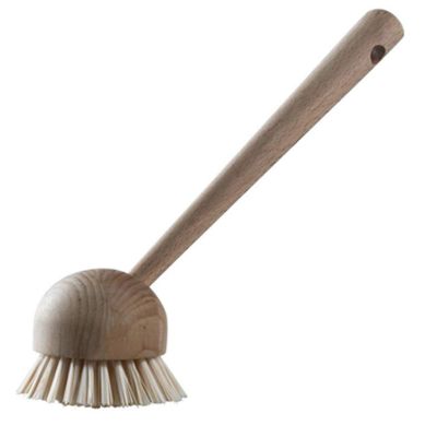Long Handle Soft Wool Brush Pot Dish Washer Beech Wood Pot Brush Dishwashing Stovetop Sink Sink Dishwashing Cleaning Tool