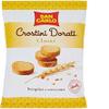 14x San Carlo Crostini Dorati Savory Biscuits Salty Snack Crispy Crouton Small Slices of Toasted and Fried Bread 100% Italian Product 75g view 1