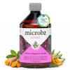 MICROBZ Revive Liquid Probiotics for Gut Health - Award-Winning Probiotic Supplement with 15 Strains & Fermented Herbs for Bloating - Dairy, Gluten Free, Vegan Drink for Women & Men - 31 Servings