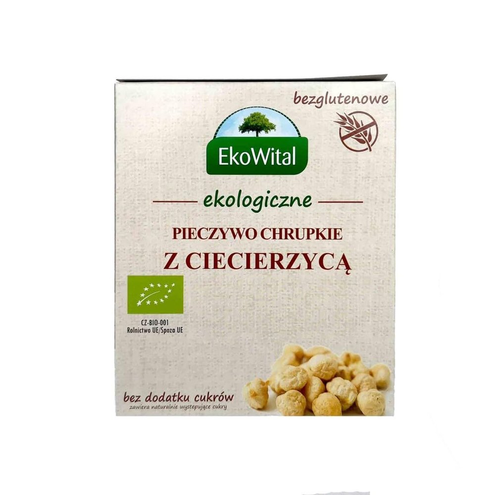 Crispbread with Chickpeas Gluten-Free BIO 100 g EkoWital
