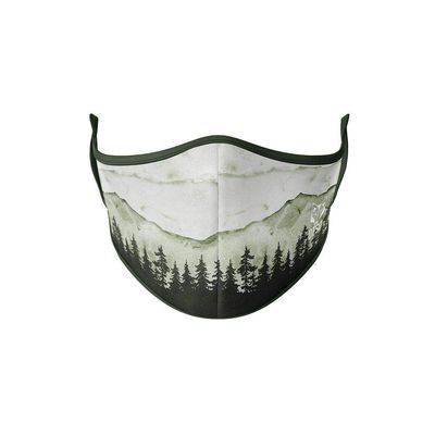 OTSO Face Mask Green Forest reusable and washable with three layers