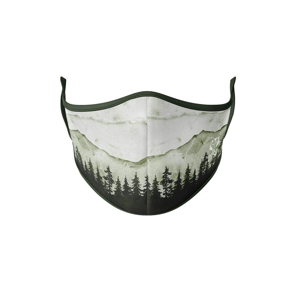 OTSO Face Mask Green Forest reusable and washable with three layers