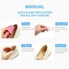 4 Pairs of High Heel Cushion Heel Shoe Handle Lining Self-Adhesive Insole Foot Care Protection Pad (Multicolor) view 4