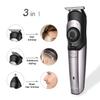Hatteker Beard Trimmer Kit & Hair Trimmer for Men Cordless Body Moustache Nose Hair Trimmer 3 in 1 Groomer Kit USB Rechargeable view 3