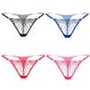 KHUFUZI Women Sexy Underwear Lace Thong Panties Cute G-Strings Short Gift for Girlfriend (4 Colours Pack B), 4 Colors Pack B, 34-40 Petite view 1