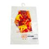 Face Mask Camo Orange reusable and washable with three layers view 2