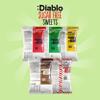 Diablo Retro Sugar Free Sweet Variety Pack - Strawberry & Cream, Lemon & Cream, Cappuccino & Cream, Mint & Cream, Fruit Flavored Toffees - Hard Candy Gift Box, Mother's Day, Father's Day - 5 x 75g view 2