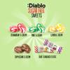 Diablo Retro Sugar Free Sweet Variety Pack - Strawberry & Cream, Lemon & Cream, Cappuccino & Cream, Mint & Cream, Fruit Flavored Toffees - Hard Candy Gift Box, Mother's Day, Father's Day - 5 x 75g view 3