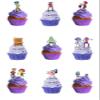 45 Stand Up Cartoon Zombie Halloween Themed Edible Wafer Paper Cake Toppers Decorations view 1