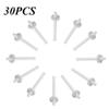 30 x Plastic Nasal Hair Remover Cleaning Nose Hair Wax Body Applicator Sticks 30 Pack Stick Plastic Eyebrows Nasal Ear Hair Removal Waxing view 4