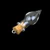 10pcs Clear Glass Bottle Keepsake Jar Message Charm Pendants +Plastic Funnel view 2