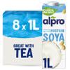 Alpro Soya Drink - Plant-Based Long Life Dairy Free & Lactose Free Milk Alternative - 1L (Pack of 8) view 1