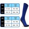 ZLYJ 2 Pairs Sports Compression Socks for Men Women (20-30mmHg) Knee High Grade Stockings fit Runing,Jogging view 2