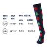 ZLYJ 2 Pairs Compression Socks(20-30mmHg) Knee High Compression Stockings Women Men fit Fitness,jogging,Tourism view 2