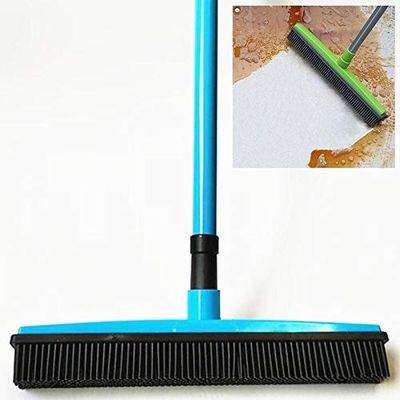 Household Articles kitchen tools Wwd 2 PCS Pet Carpet Hair Removal Broom Scraping Dust-free Hand-washing Mop Rubber Floor Brush