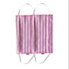 AFNOR Standard Washable Face Mask 100% Cotton Poplin with Nasal Barrette Made in France 2 Layers Pink Stripes Pack of 2 (Adult Size 10 x 20 cm) view 1