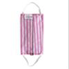 AFNOR Standard Washable Face Mask 100% Cotton Poplin with Nasal Barrette Made in France 2 Layers Pink Stripes Pack of 2 (Adult Size 10 x 20 cm) view 2