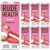 Rude Health 6 x 1 Litre Organic Soya Dairy-Alt Milk, 100% Natural Organic Drink, Lactose Free, Dairy Free & Gluten-Free, Unsweetened, Award-Winning, Healthy & Vegan, 100% Recyclable Pack view 1