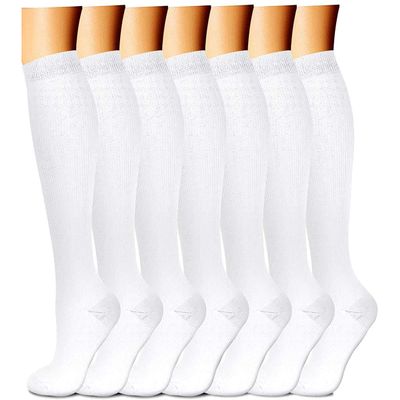 DRESHOW Compression Socks for Men & Women Best Support for Athletic Running Flight Travel Cycling