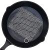 BabriInta Cast Iron Scrubber - 6 Inch Stainless Steel Chain mail Scrubber for Cast Iron Pans Cleaner Chainmail Scrubber for Skillet, Wok, Pot, Dutch Ovens view 1