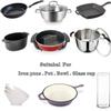 BabriInta Cast Iron Scrubber - 6 Inch Stainless Steel Chain mail Scrubber for Cast Iron Pans Cleaner Chainmail Scrubber for Skillet, Wok, Pot, Dutch Ovens view 3