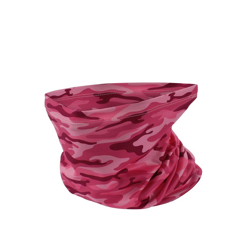 Michelsons of London Unisex Design Head Covering (Pink Camouflage)