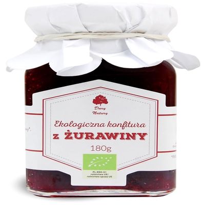 Cranberry JAM BIO 180 g - DARY NATURY