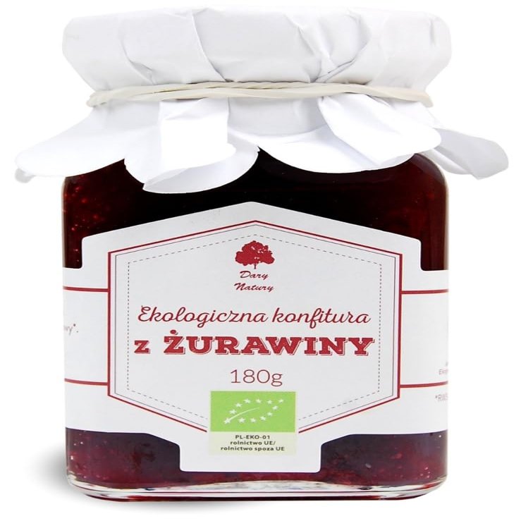 Cranberry JAM BIO 180 g - DARY NATURY