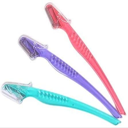 3Pcs Eyebrow Razor Knife Fixed Hair Loss Female