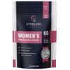 Probiotics for Women Capsules 20 Billion CFU Premium Bio Cultures | Vegan with Cranberry, D-Mannose, Fenugreek & Zinc for Gut, Immunity & Feminine Health | 60 Capsules, 30 Days | STERLING NUTRITION view 1