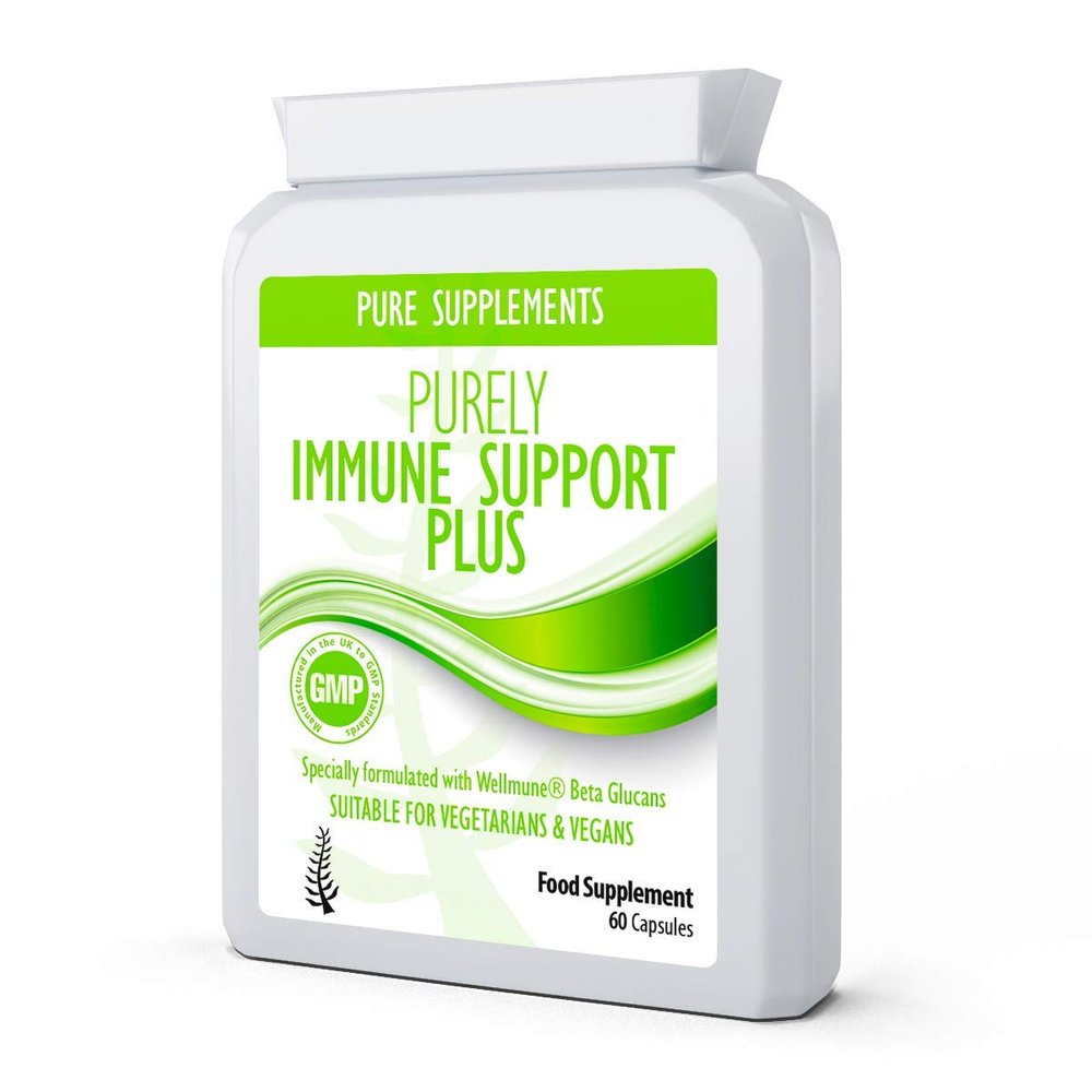 Immune System Plus | Support The Immune System with Vitamin C, D, ZINC & WELLMUNE | 60 Capsules | UK Made